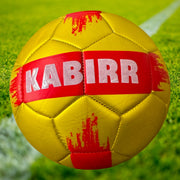 Personalised Metalic Football - Gold