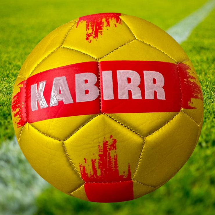 Personalised Metalic Football - Gold