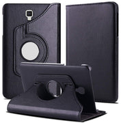 Samsung Galaxy Tab A 8 inch Cover Model SM-T380 / SM-T385 (2017) Leather Stand Smart Case Cover 360° MultiAngle Rotatable Case Cover, Black
