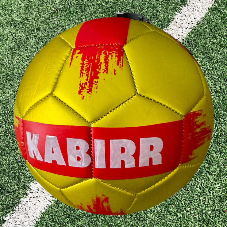 Personalised Metalic Football - Gold