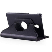 Samsung Galaxy Tab A 10.5 inch 2018 (SM-T590 T595) Leather Stand Smart Case Cover 360° MultiAngle Rotatable Case Cover, Black