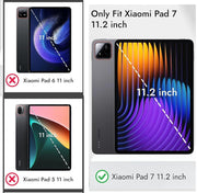 Xiaomi Mi Pad 7 11.2 inch Case/Pad 7 Pro Leather Stand Smart Case Cover 360° MultiAngle Rotatable Case Cover, Black