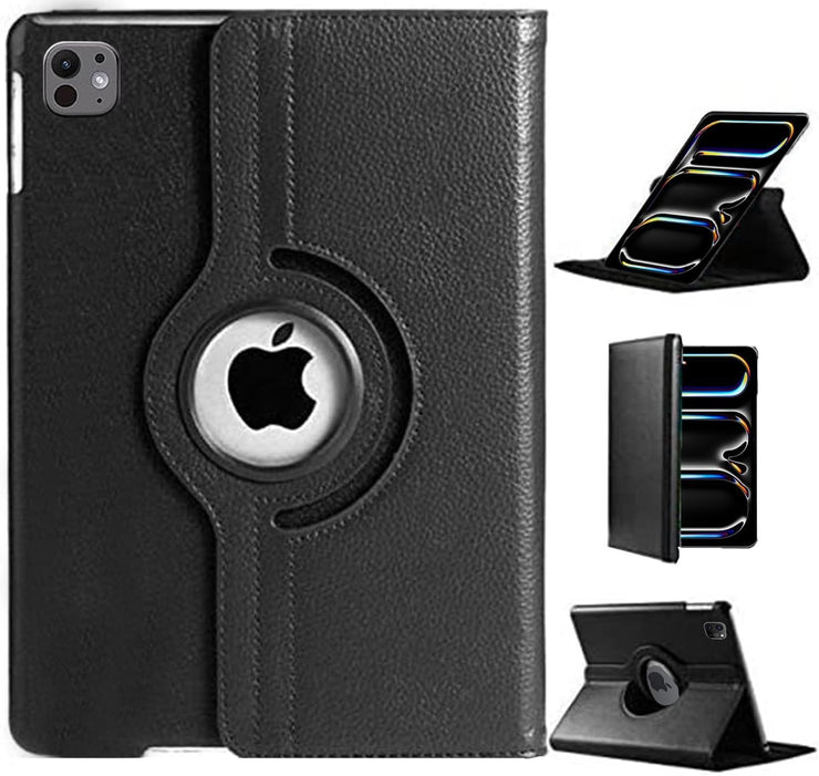 IPad Pro M4 13 inch 2024 Rotating Faux Leather Case