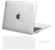 Enthopia Case Compatible with MacBook Air 15 inch M4 A3241 M3 A3114 M2 A2941 Release 2025 2024 2023 with Touch ID Hard Shell Plastic Cover Keyguard Dust Plugs, Transparent Crystal Clear