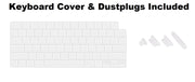 Enthopia Case Compatible with MacBook Air 15 inch M4 A3241 M3 A3114 M2 A2941 Release 2025 2024 2023 with Touch ID Hard Shell Cover TPU + PC Anti-Fingerprint Protective, Semi-Transparent & Black