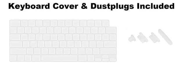 Enthopia Case Compatible with MacBook Air 15 inch M4 A3241 M3 A3114 M2 A2941 Release 2025 2024 2023 with Touch ID Hard Shell Cover TPU + PC Anti-Fingerprint Protective, Semi-Transparent & Black