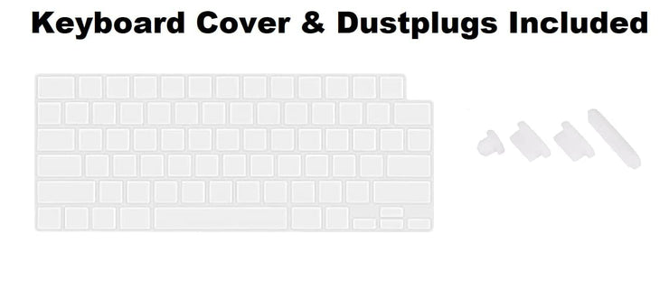 Enthopia Case Compatible with MacBook Air 15 inch M4 A3241 M3 A3114 M2 A2941 Release 2025 2024 2023 with Touch ID Hard Shell Cover TPU + PC Anti-Fingerprint Protective, Semi-Transparent & Black