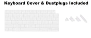 Enthopia Case Compatible with MacBook Air 15 inch M4 A3241 M3 A3114 M2 A2941 Release 2025 2024 2023 with Touch ID Hard Shell Plastic Cover Keyguard Dust Plugs, Transparent Crystal Clear