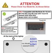 Screen Protector for MacBook Air 15 inch M4 A3241 M3 A3114 M2 A2941 - Screen Guard Film