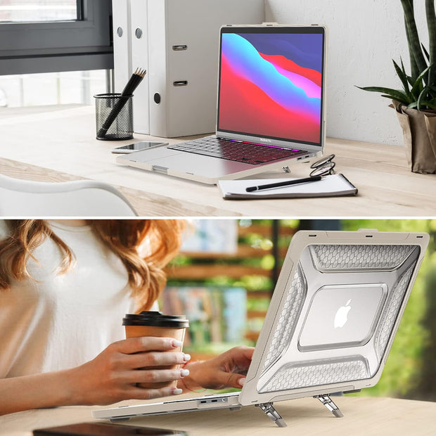Shock Absorbing Case for MacBook Pro 13 inch (2022-2018)[A2338 M2/M1/A2289/A2251/A2159/A1989]