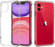 iPhone 12 Mini Back Cover Bumper Protective Case | Silicone Flexible TPU Back Cover Case - Transparent