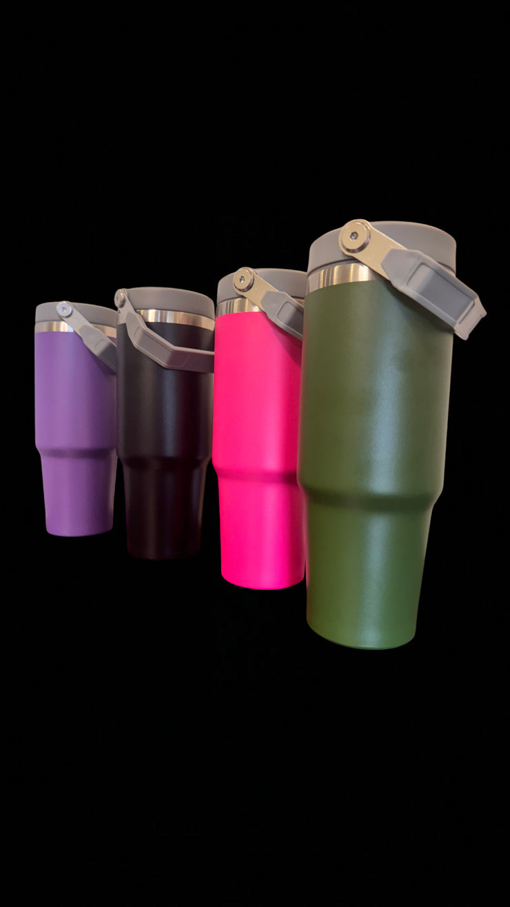 Personalised Insulated Tumbler with Top Handle
