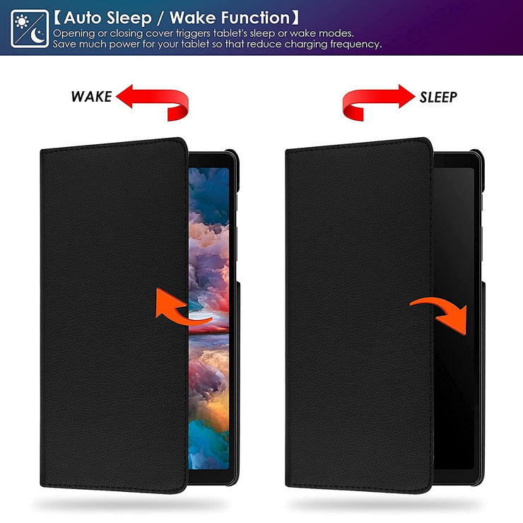 Realme Pad 2 Lite (10.95 Inch) Leather Stand Smart Case Cover 360° MultiAngle Rotatable Case Cover