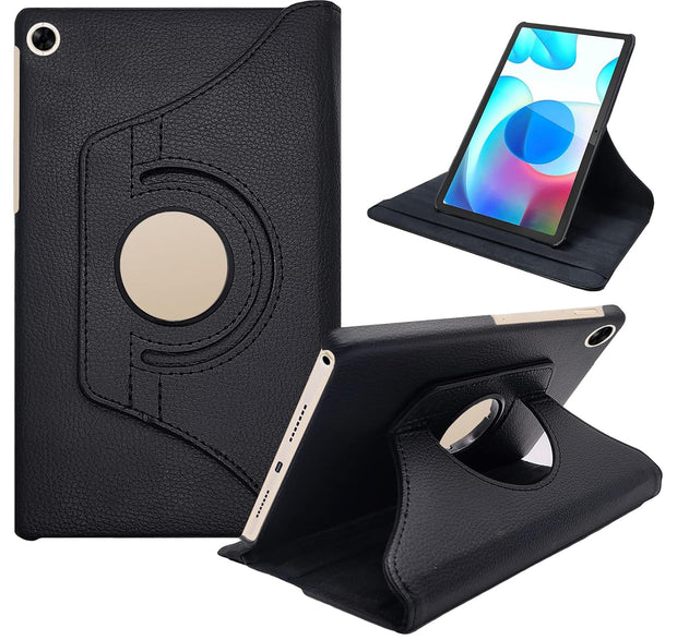 Realme Pad (10.4 inch) Leather Stand Smart Case Cover 360° MultiAngle Rotatable Case Cover