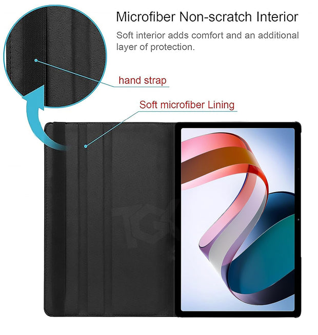 Redmi Pad 10.61 inch Tablet Case 360° MultiAngle Rotatable Case Cover