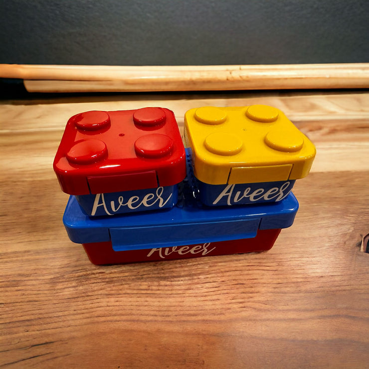 Personalised Brick Lunch Box