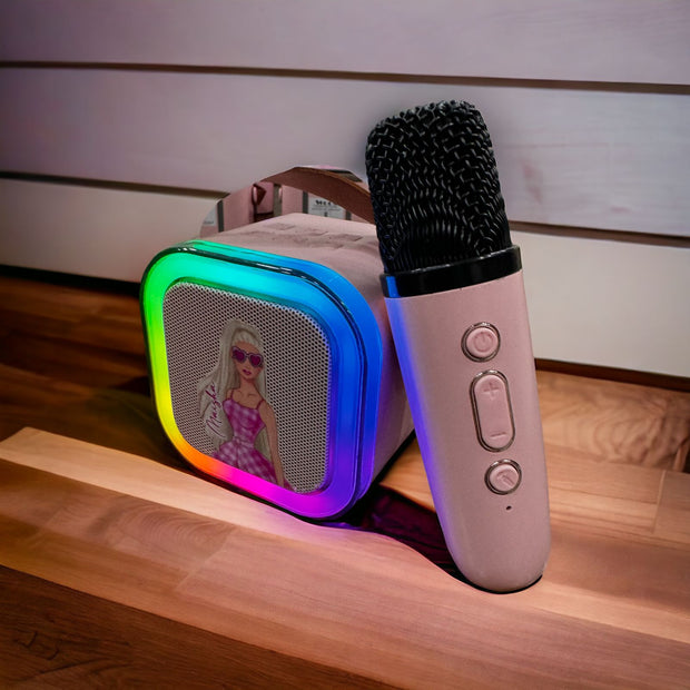 Personalised Karaoke Mic and Speaker - Doll