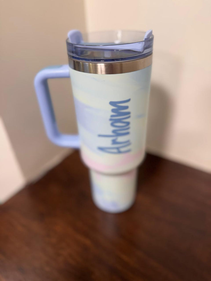 Personalised Insulated Tumbler with Handle