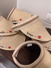 Personalised Women Summer Beach Hat