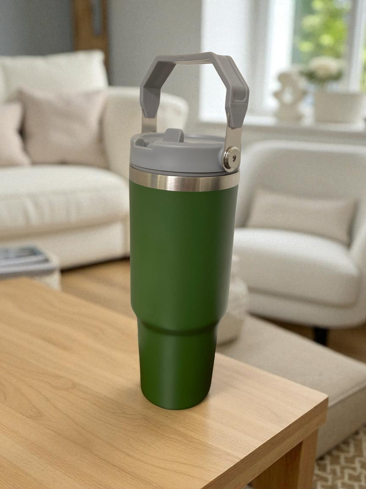 Personalised Insulated Tumbler with Top Handle