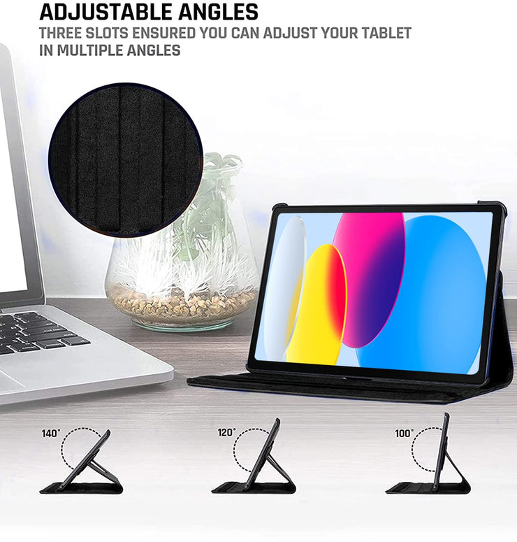 IPad 10th Gen (2022/2025) Rotating Faux Leather Case