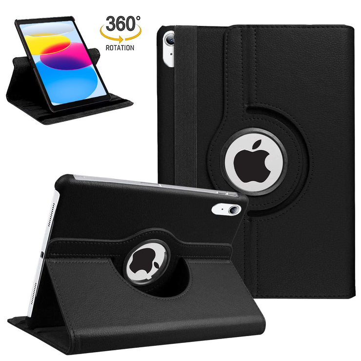 IPad 10th Gen (2022/2025) Rotating Faux Leather Case