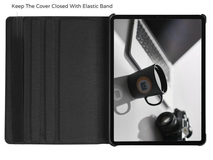 IPad Air 2024 11 inch Rotating Faux Leather Case
