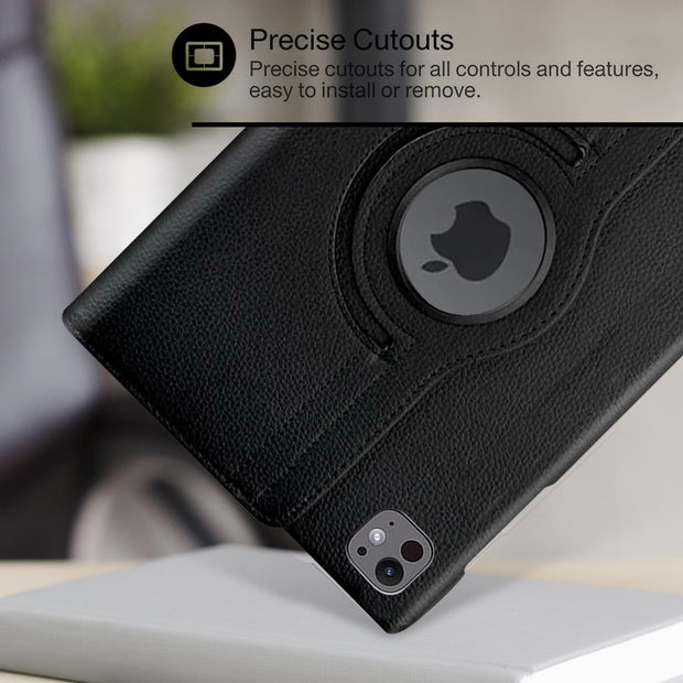 IPad Pro 11 inch M4 5th Gen 2024 Rotating Faux Leather Case