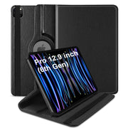 IPad Pro 12.9 inch 6th Gen (2022) Rotating Faux Leather Case
