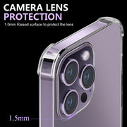 iPhone 11 PRO Hard Back Shock Proof Silicone Bumper Cover Case  (TPU+Polycarbonate | Transparent)