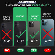 iPhone 12/12 PRO Crystal Clear Back Cover Case | Shock Proof Design | Transparent Back Cover Case for iPhone 12/12 PRO (Transparent Bumper)