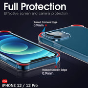 iPhone 12/12 PRO Crystal Clear Back Cover Case | Shock Proof Design | Transparent Back Cover Case for iPhone 12/12 PRO (Transparent Bumper)