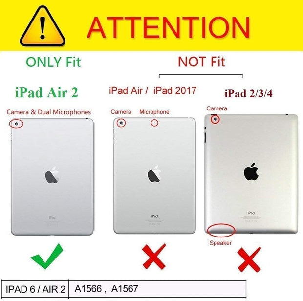 Ipad Air 2 Rotating Faux Leather Case