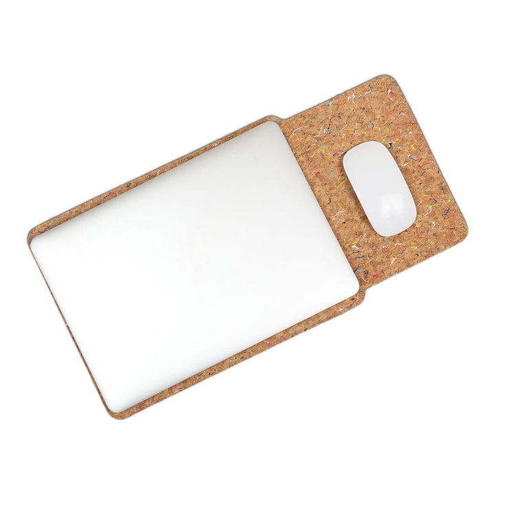 13" Laptop Sleeve (Colourful Cork) - Enthopia