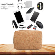 13" Laptop Sleeve With Pouch (Plain Cork) - Enthopia