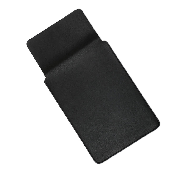 13" Vegan Leather Laptop Sleeve (Black) - Enthopia