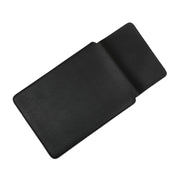 13" Vegan Leather Laptop Sleeve (Black) - Enthopia