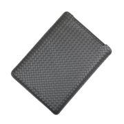 13" Vegan Leather Laptop Sleeve (Criss-Cross Grey) - Enthopia