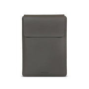 13" Vegan Leather Laptop Sleeve (Dark Grey) - Enthopia