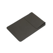 13" Vegan Leather Laptop Sleeve (Dark Grey) - Enthopia