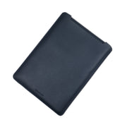13" Vegan Leather Laptop Sleeve (Navy Blue) - Enthopia
