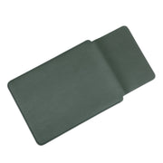 13" Vegan Leather Laptop Sleeve (Olive green) - Enthopia
