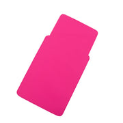 13" Vegan Leather Laptop Sleeve With Pouch (Neon Pink) - Enthopia