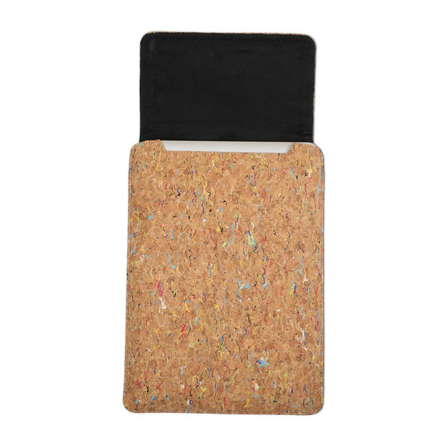 14" Laptop Sleeve (Colourful Cork) - Enthopia