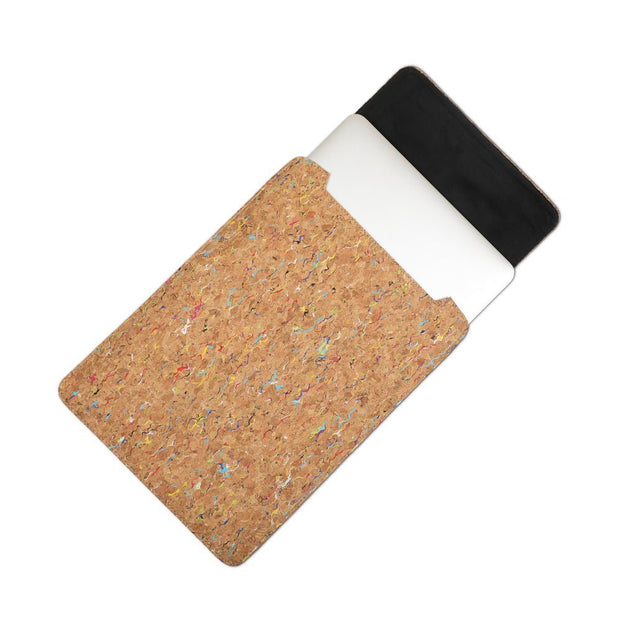 14" Laptop Sleeve (Colourful Cork) - Enthopia