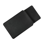14" Vegan Leather Laptop Sleeve (Black) - Enthopia