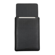 14" Vegan Leather Laptop Sleeve (Black) - Enthopia