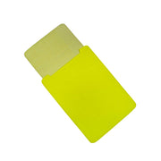 14" Vegan Leather Laptop Sleeve With Pouch (Neon Yellow) - Enthopia