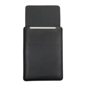 15" Vegan Leather Laptop Sleeve (Black) - Enthopia