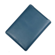 15" Vegan Leather Laptop Sleeve (Deep Sea Blue) - Enthopia